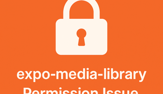 EAS Submit で「photo & video permissions」エラーを回避する方